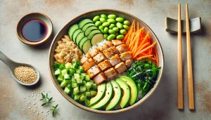 assemble your poke bowl