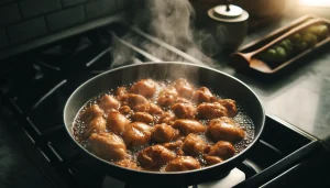 Step 9: Pour in about ¼ cup of water