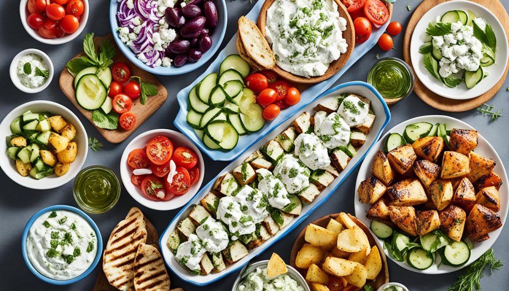 Greek Grilled Chicken Sides