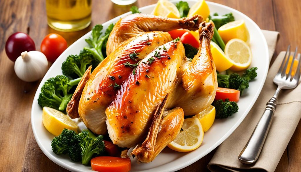 roast chicken recipe nutrition chart