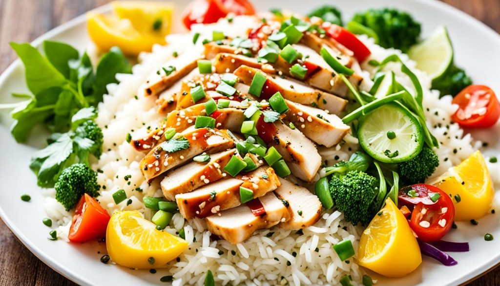 Chicken Poke Bowl Ingredients