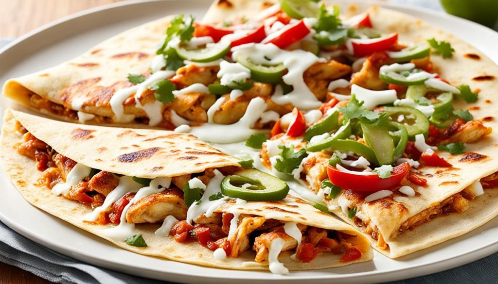 Spicy Chicken Quesadilla