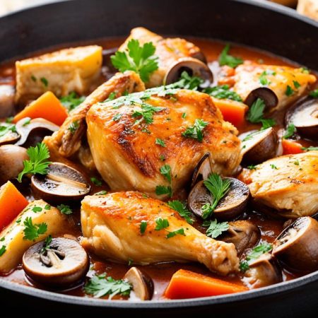 authentic chicken chasseur