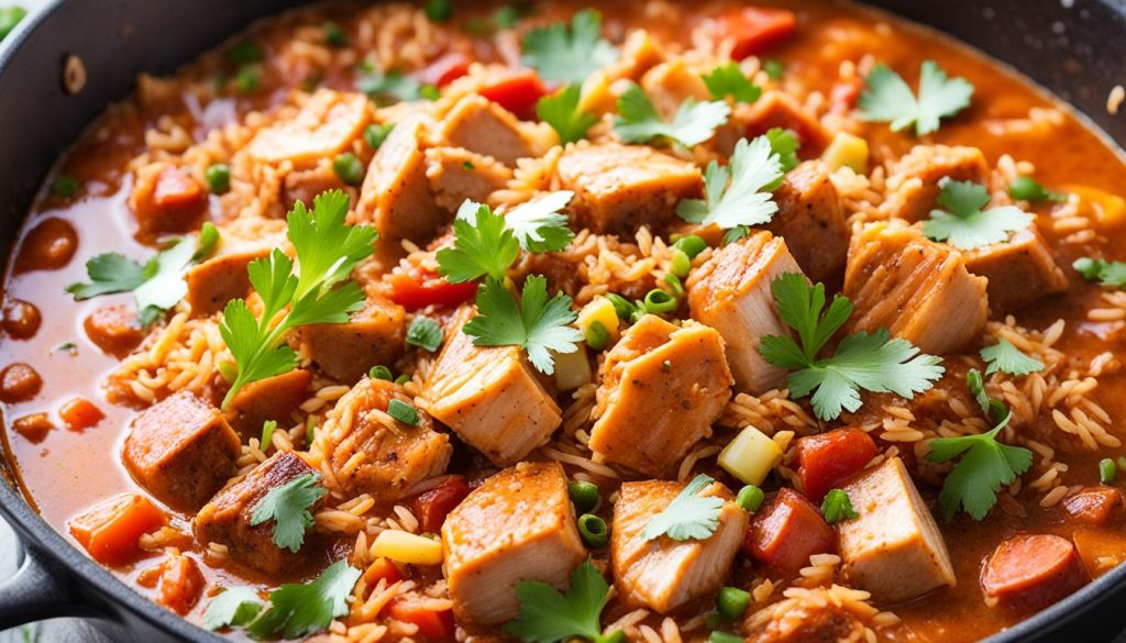 authentic chicken jambalaya