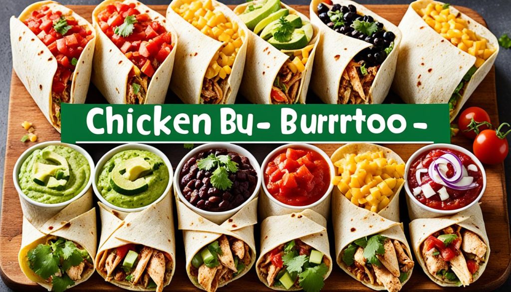 chicken burrito variations chicken burrito variations