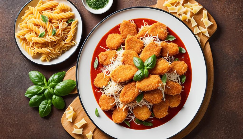 chicken milanese pasta