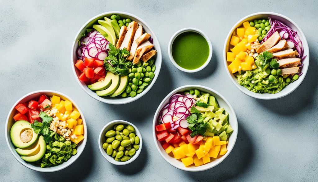 chicken poke bowl variations