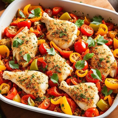 delicious spanish chicken casserole