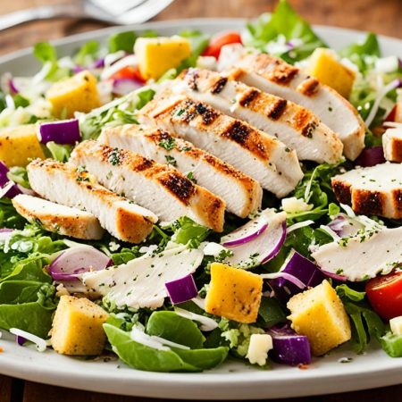 easy chicken caesar salad