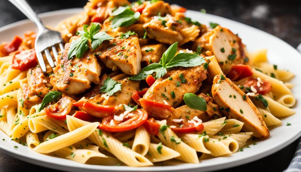 homemade cajun chicken pasta