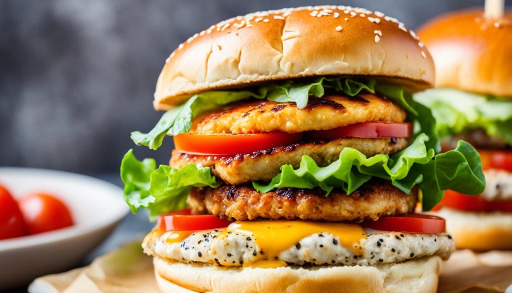 homemade chicken burger homemade chicken burger