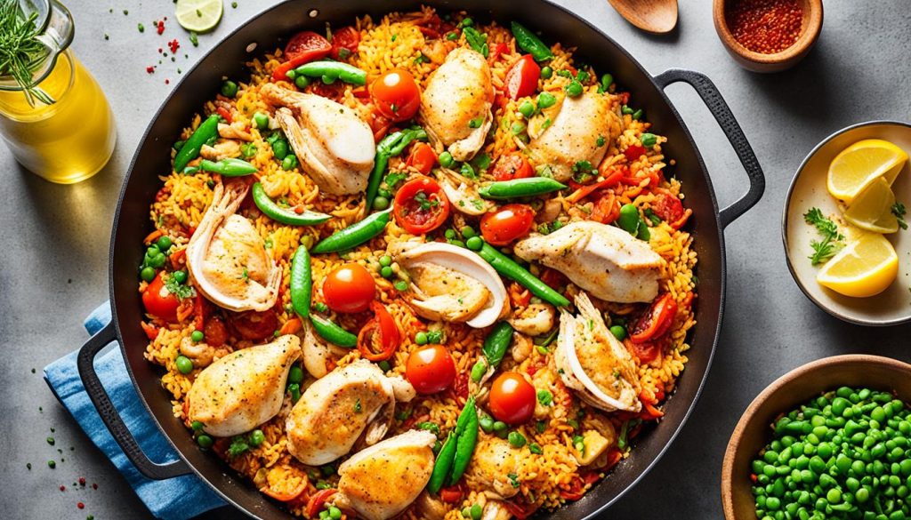 homemade chicken paella homemade chicken paella