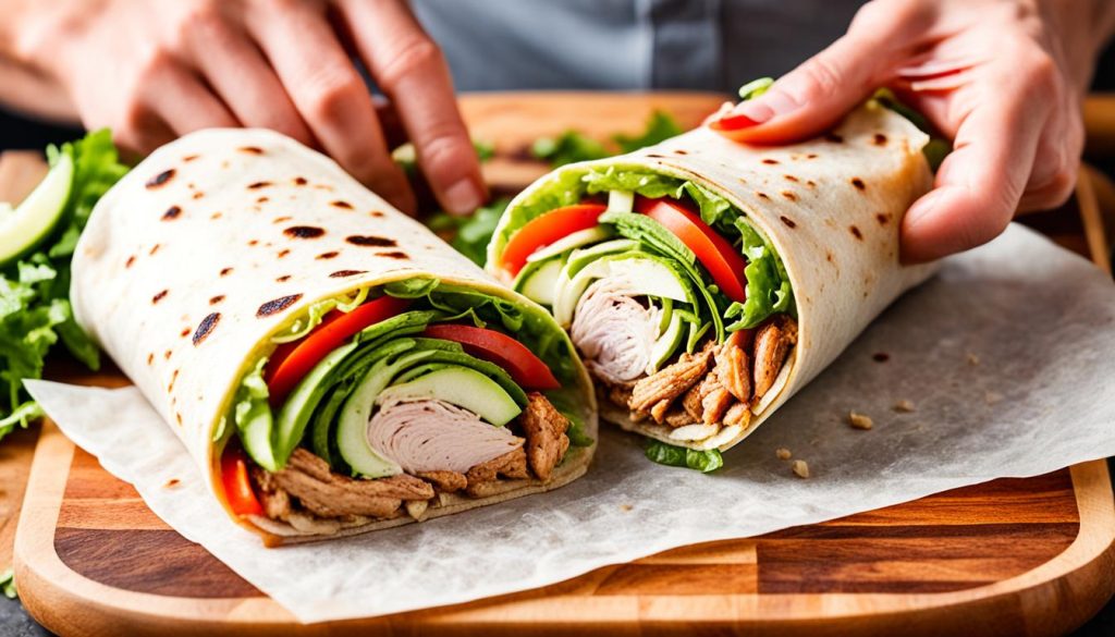 making shawarma wraps making shawarma wraps