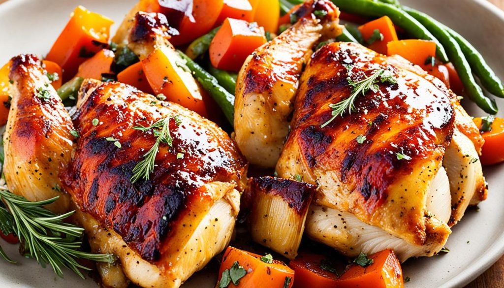 roasted chicken thighs roasted chicken thighs