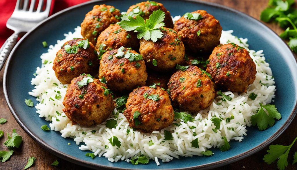 spicy chicken kofta balls spicy chicken kofta balls