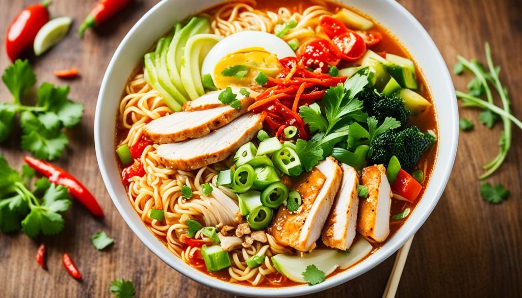 spicy chicken ramen recipe image spicy chicken ramen recipe image