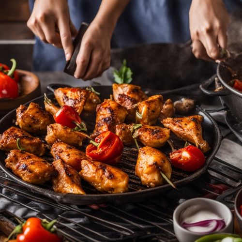 Chicken Shashlik Preparation and Cooking Time