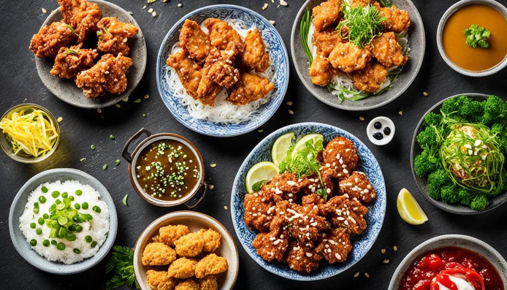 Variations of Chicken Karaage Variations of Chicken Karaage