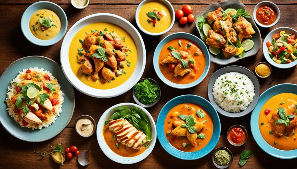 Variations of Chicken Pasanda