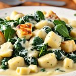 chicken and spinach gnocchi