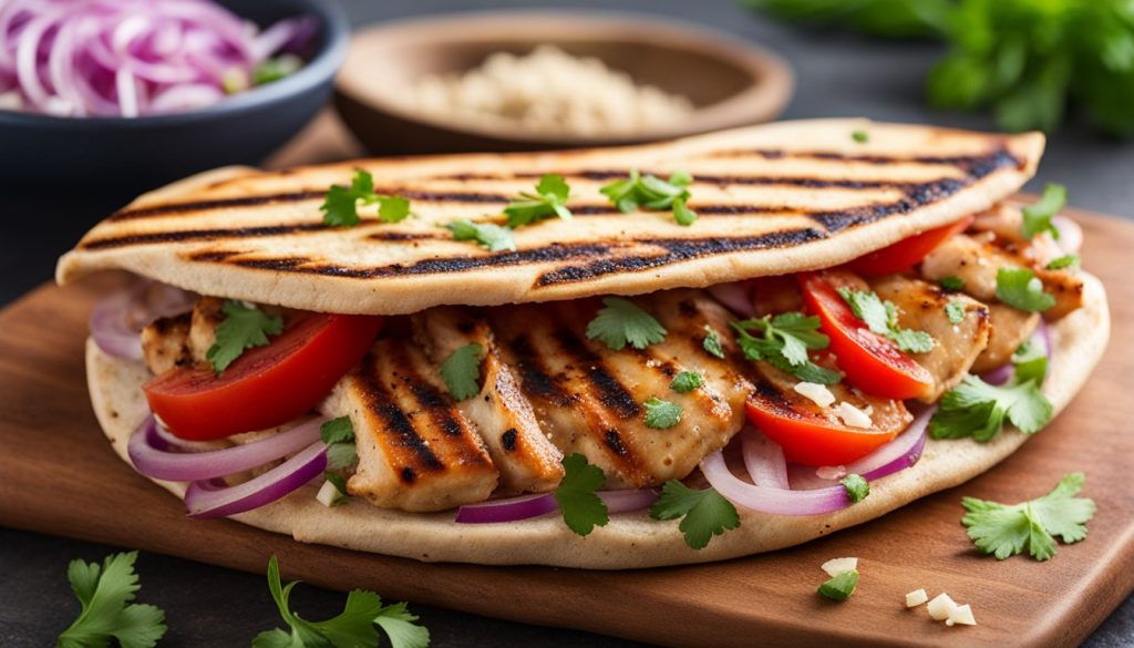 homemade chicken pitta homemade chicken pitta