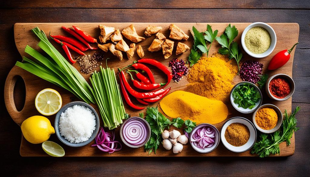 ingredients for chicken rendang ingredients for chicken rendang