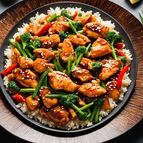 mongolian chicken recipe instructions image