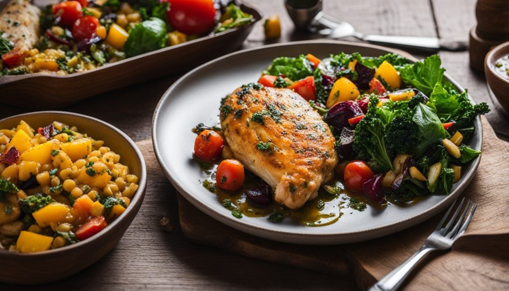 nutrition details of chicken marbella