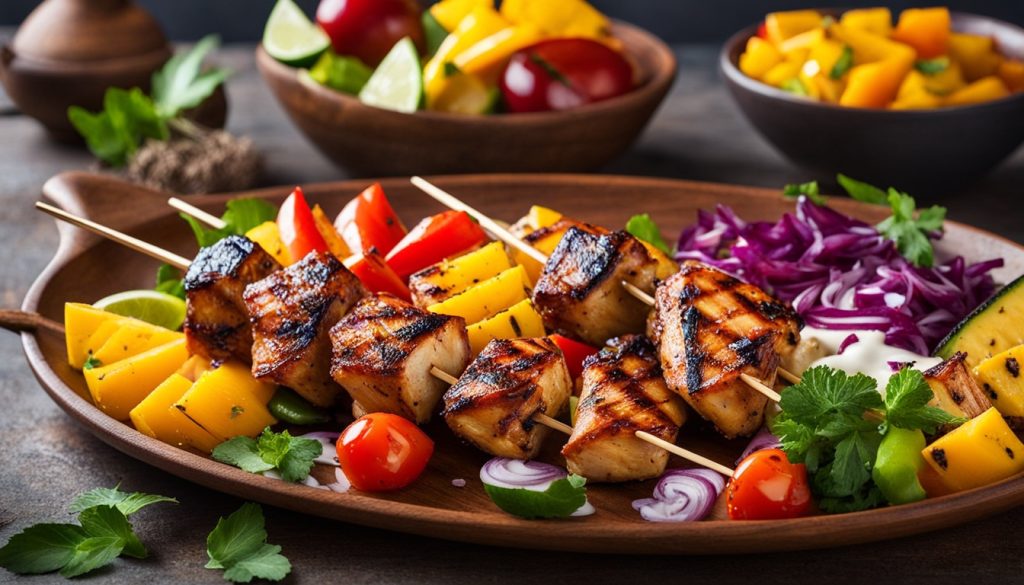 serving suggestions for chicken shashlik