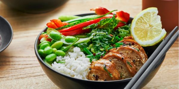 Teriyaki Chicken Poke Bowl