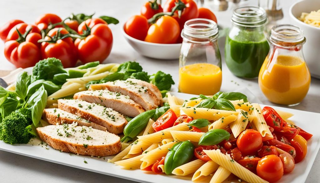 chicken pasta bake ingredients