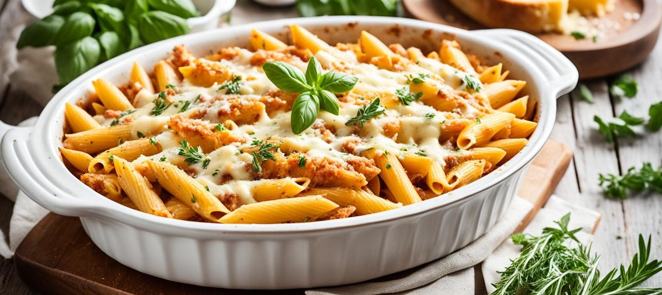 chicken pasta bake recipe