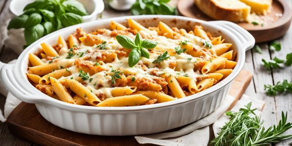 chicken pasta bake recipe