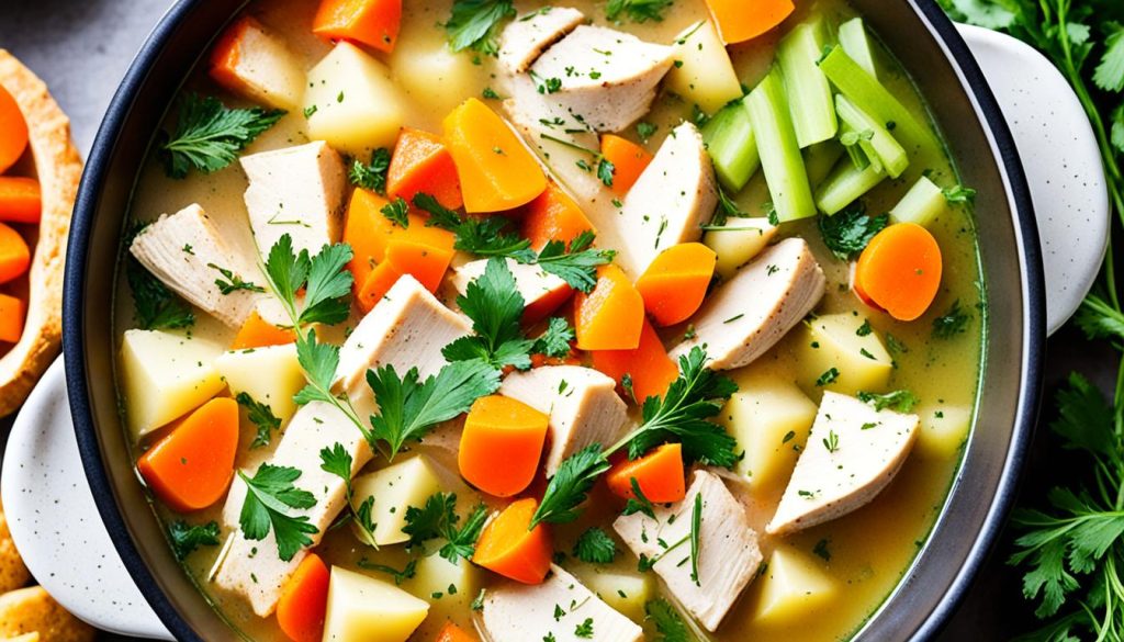 homemade chicken soup