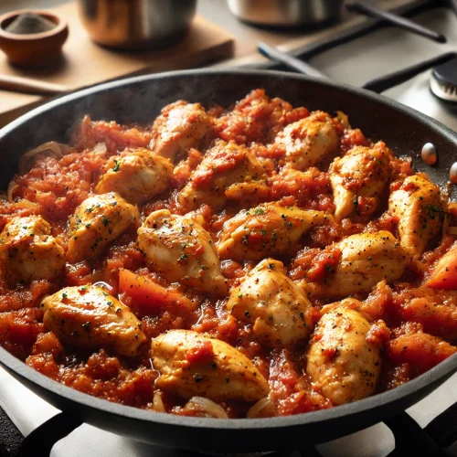 Step 8: Add the marinated chicken